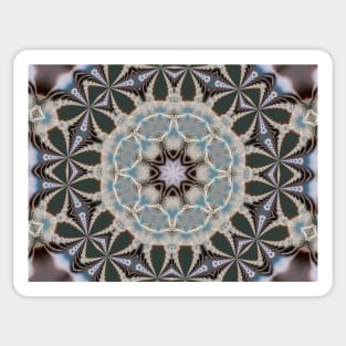 Fractal kaleidoscope Sticker